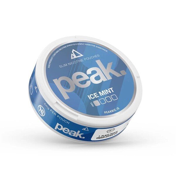 Peak Nicotine Pouch - Ice Mint - Urban Vape Ireland