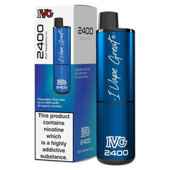 IVG 2400 Disposable Vape - Blue Raspberry Ice - Urban Vape Ireland