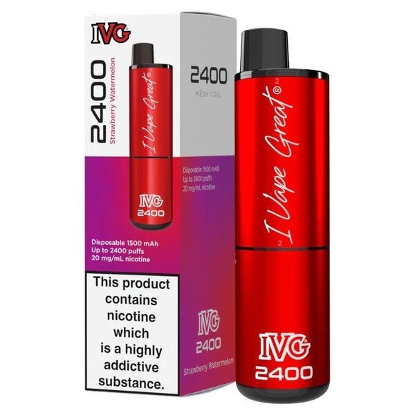 IVG 2400 Disposable Vape - Strawberry Watermelon - Urban Vape Ireland